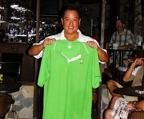 February monthly medal winner John Bahng.